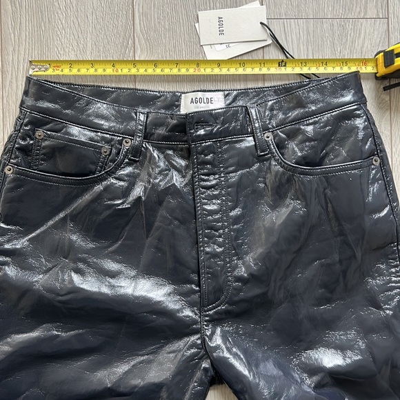 AGOLDE RECYCLED LEATHER 90'S PINCH WAIST - Picture 4 of 9